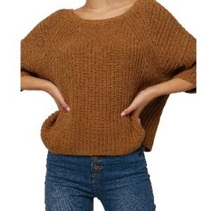 O'Neill Cozy Brown Crew Neck Sweater